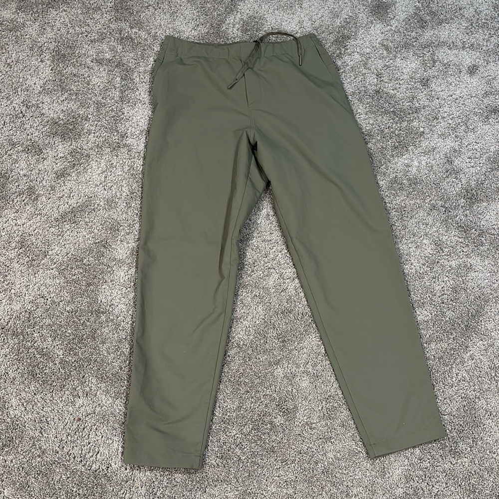 Men's Olive Green Drawstring Pants